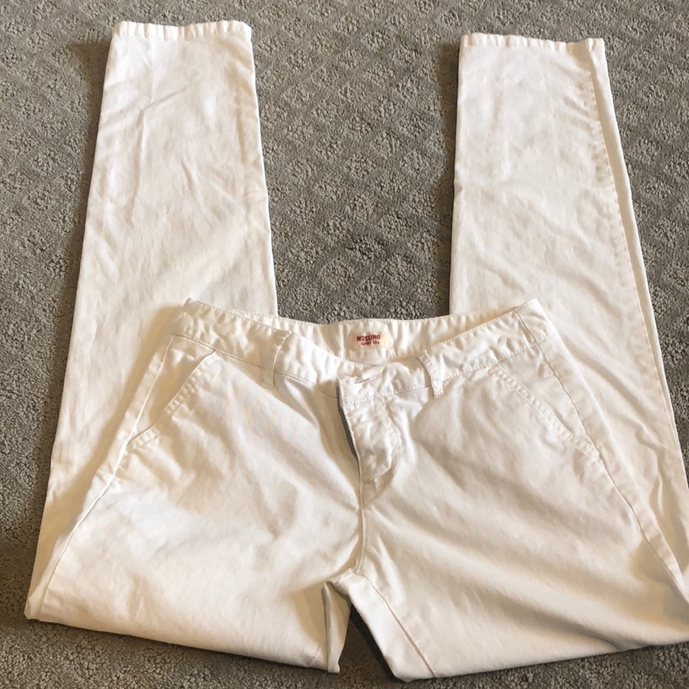 Mossimo white cotton pant